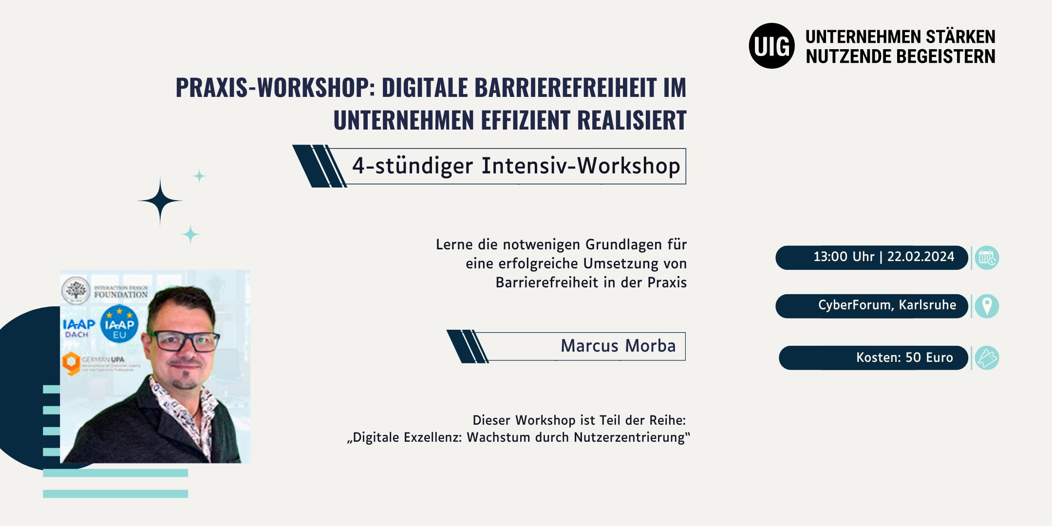 Praxis-Workshop: Digitale Barrierefreiheit im Unternehmen effizient realisiert