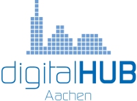 Das Logo des DigitalHUB Aachen.