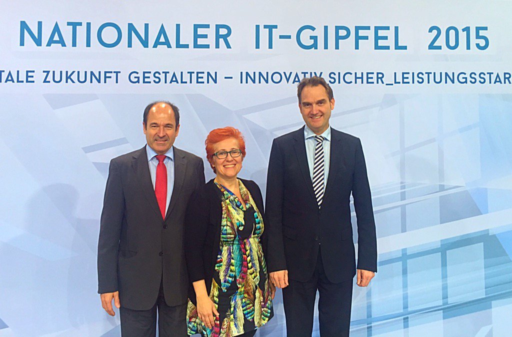 Der BITMi Vorstand auf dem Nationalen IT Gipfel 2015