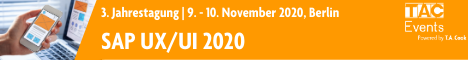 3. Jahrestagung "SAP UX/UI 2020"