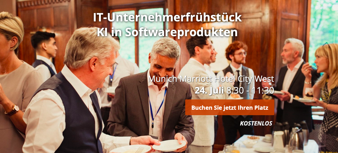 IT-Unternehmerfrühstück - KI in Softwareprodukten