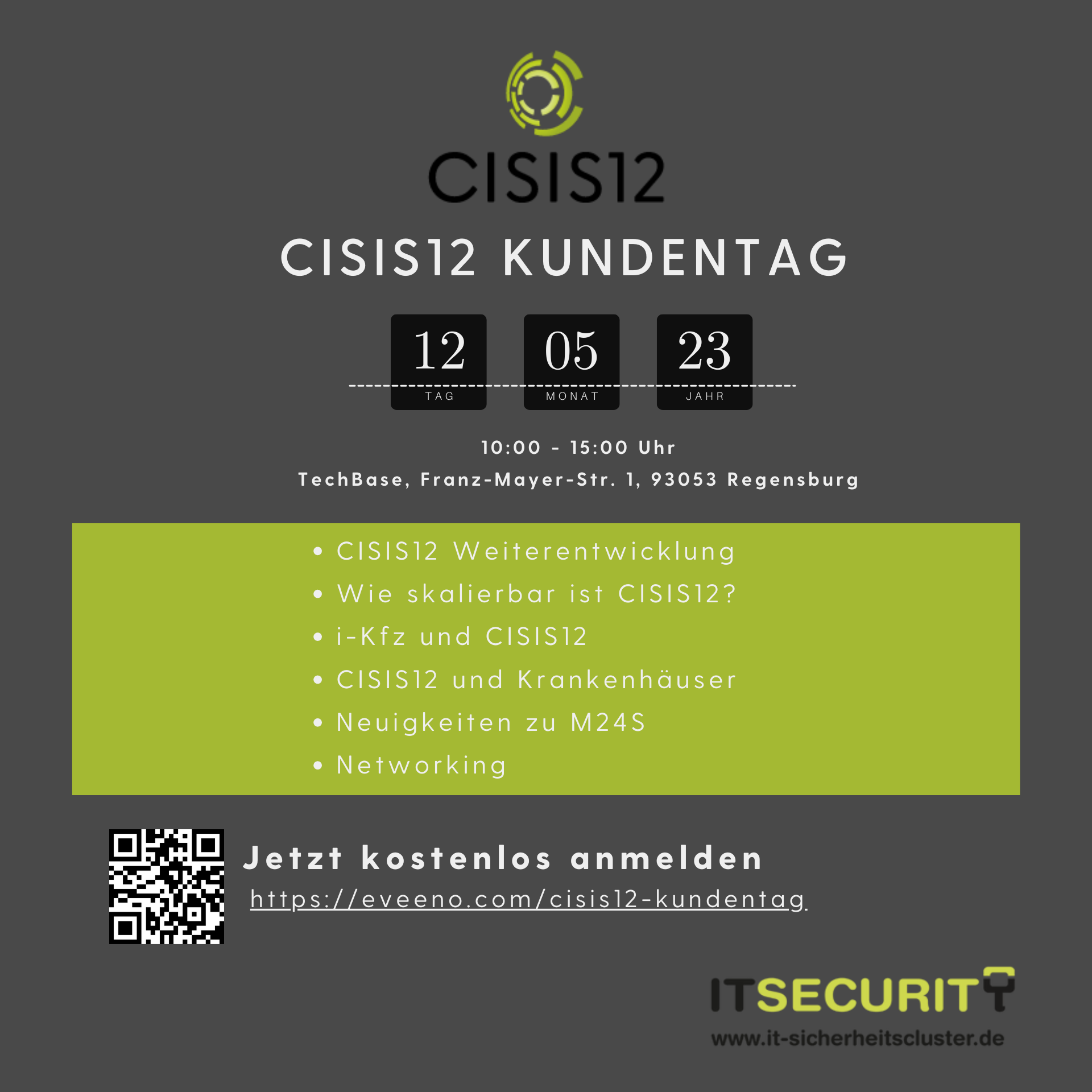 IT-Sicherheitscluster e.V.: CISIS12 Kundentag