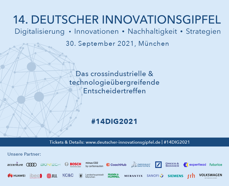 14. DEUTSCHER INNOVATIONSGIPFEL: Zukunft neu denken