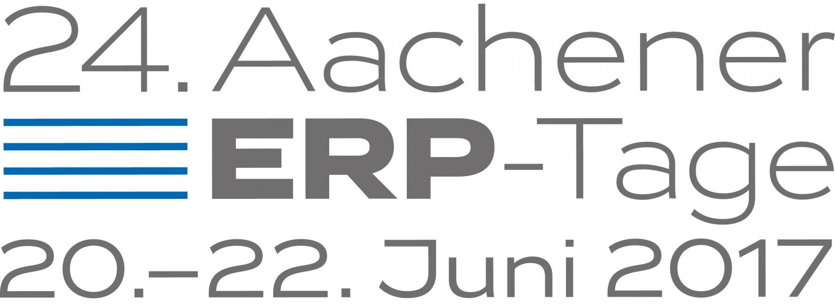 24. Aachener ERP-Tage: ERP und MES – Intelligente Vernetzung auf dem Weg zu Industrie 4.0