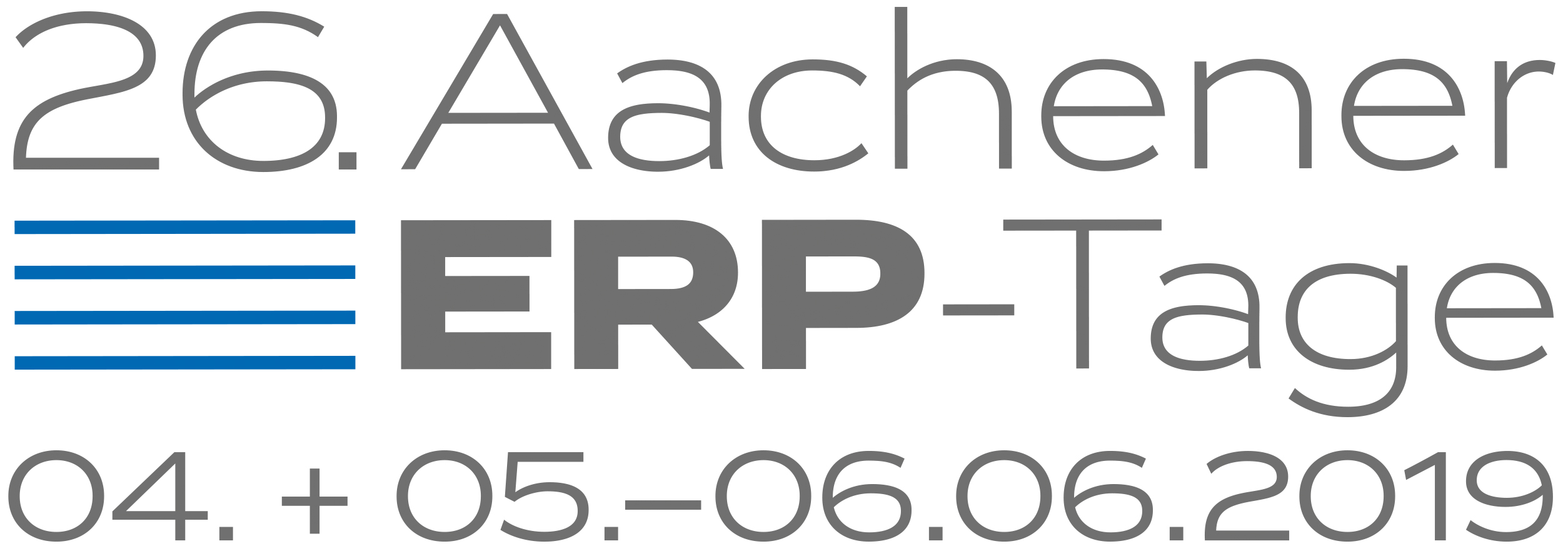 26. Aachener ERP-Tage - Smart Operations – Vordenken. Gestalten. Umsetzen.