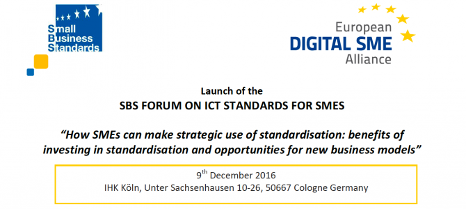 SBS FORUM zu IT-Standardisierung für KMUs