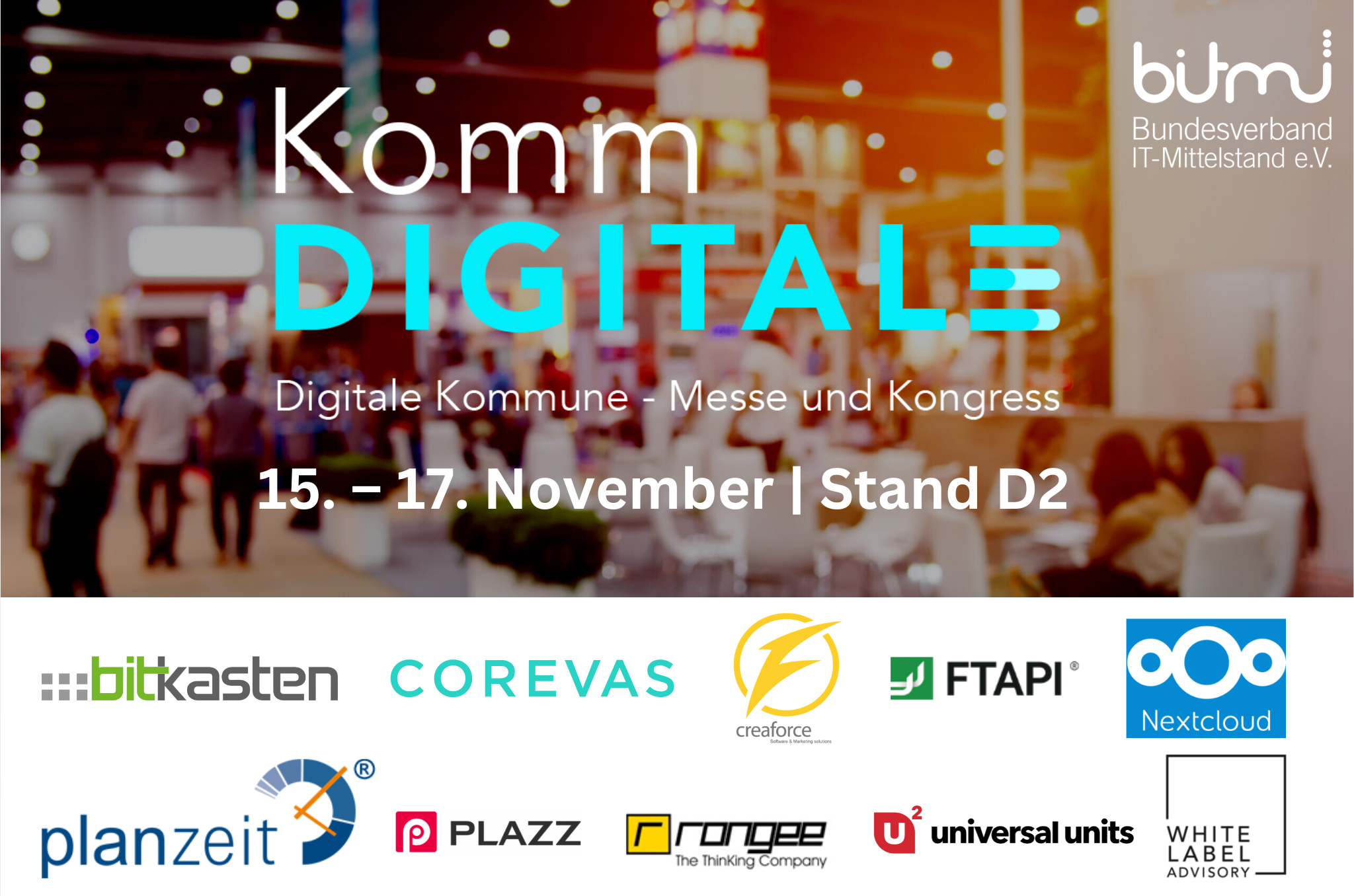 BITMi Gemeinschaftsstand auf der KommDIGITALE