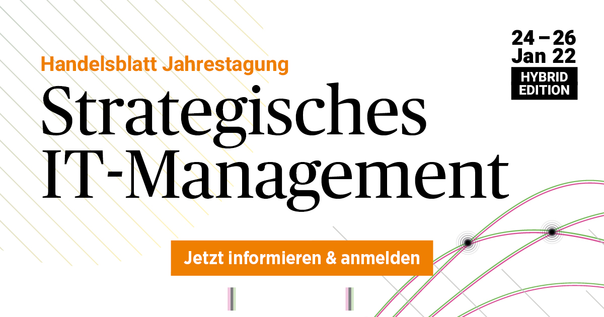 Handelsblatt Jahrestagung: Strategisches IT-Management 2022