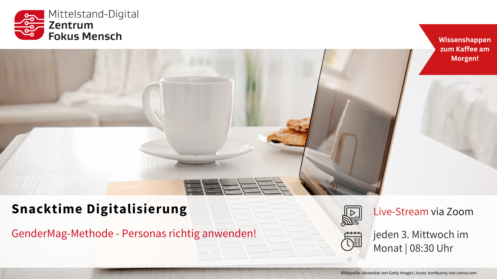Snacktime Digitalisierung "GenderMag-Methode - Personas richtig anwenden!"