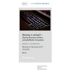Sharing is Caring Veranstaltungseinladung