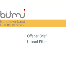 Offener Brief Upload-Filter