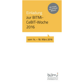 Einladung zur BITMi CeBIT Woche 2016