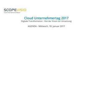 Agenda Scopevisio Cloud Unternehmertag