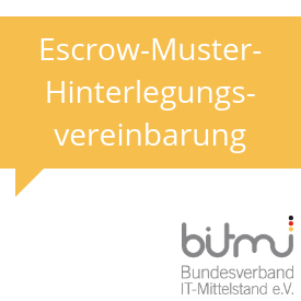 Muster-Hinterlegungsvereinbarung