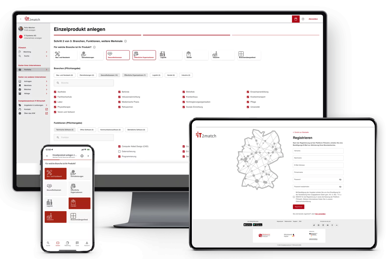 Update IT2match – Digitalisierung im Handwerk ermöglichen (KIW)