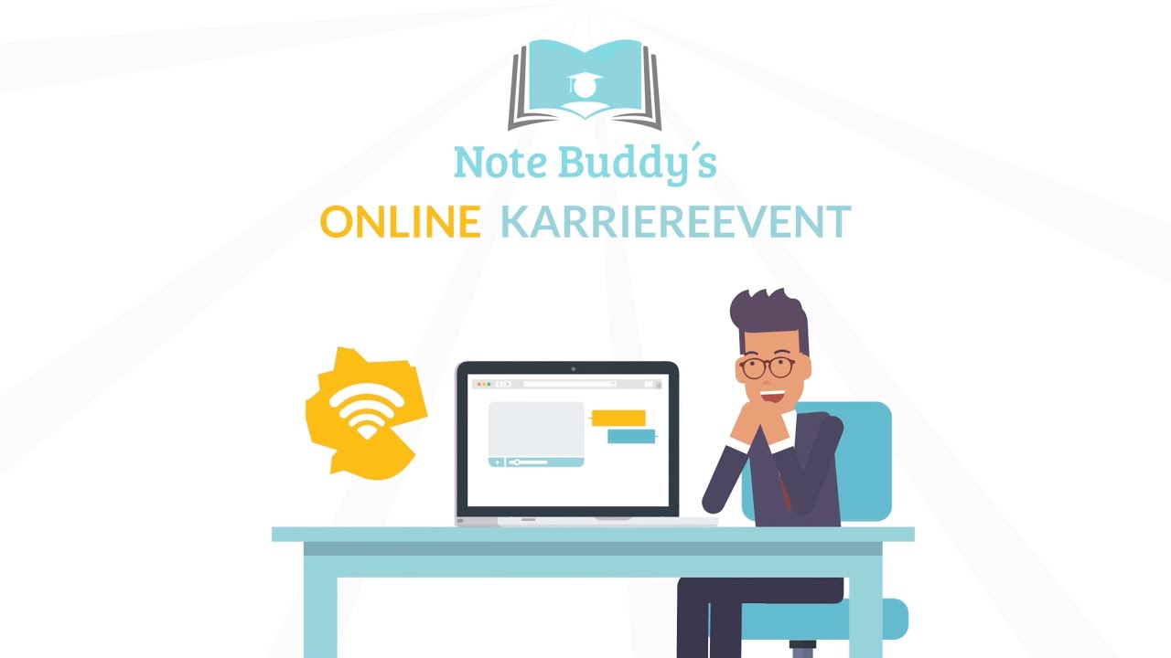 Note Buddy's Online Karriere Messe für Unternehmen und Studierende